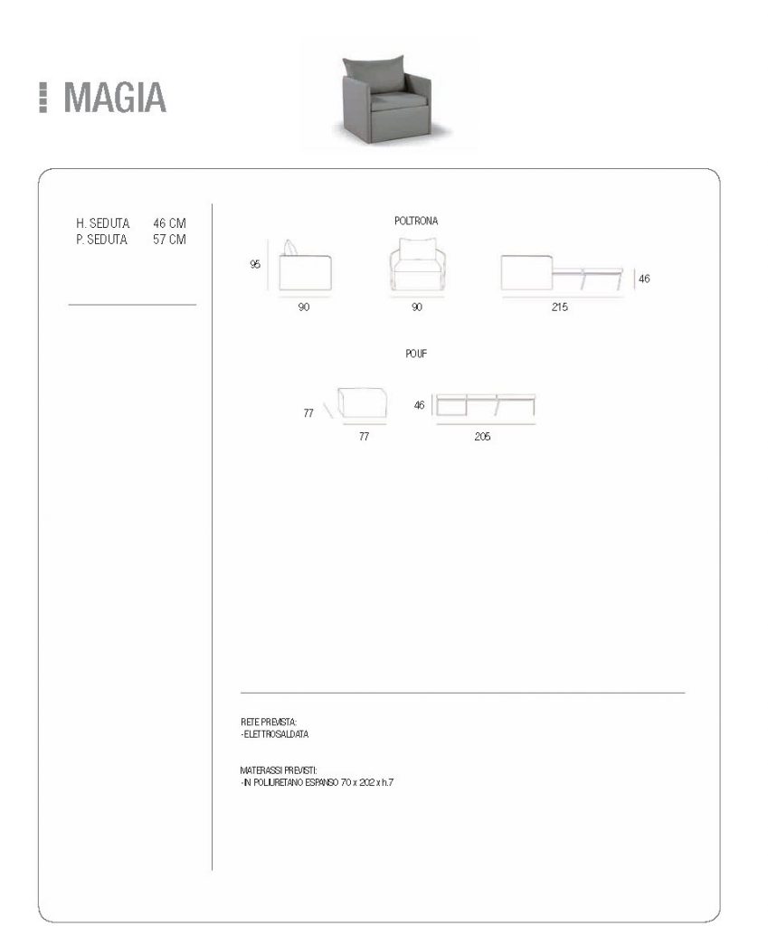Poltrona letto MAGIA - immagine 3