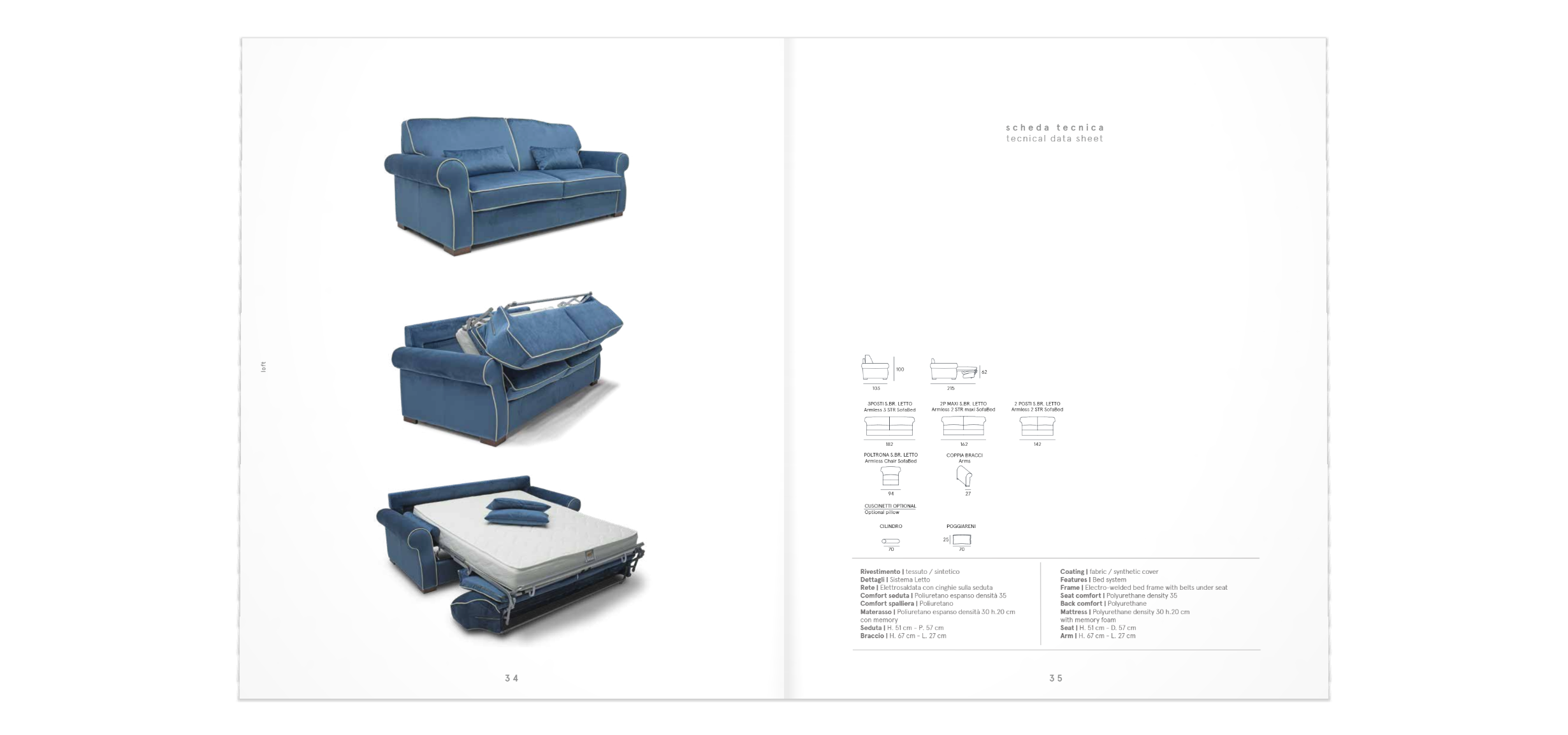 Divano letto LOFT - immagine 2